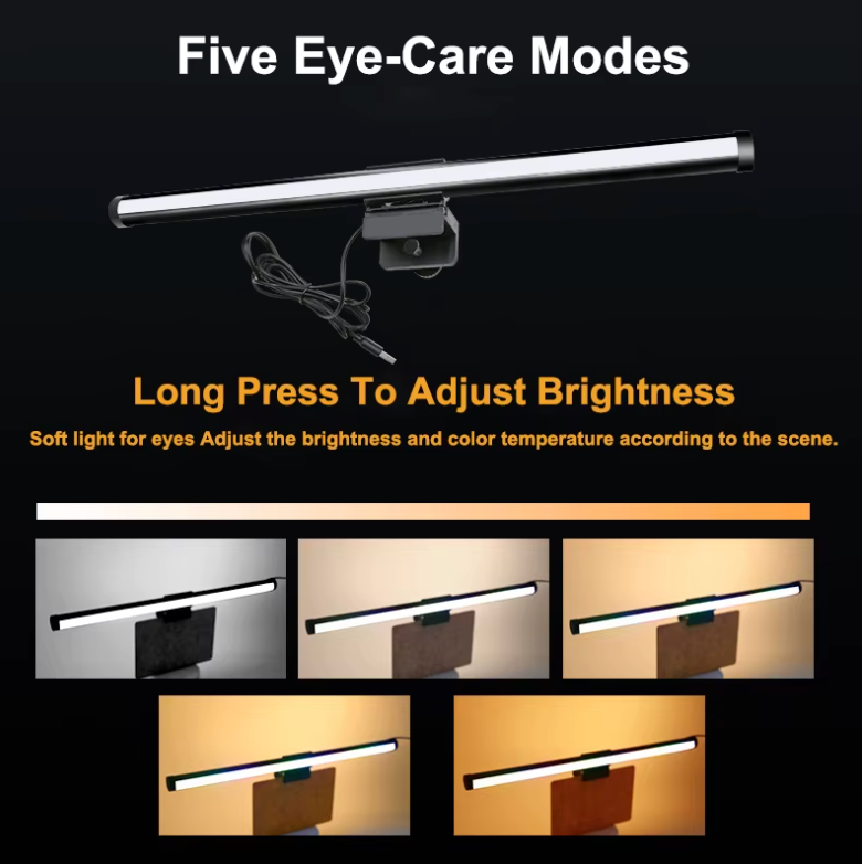 RGB LED Monitor Light Bar Gaming Screen Hanging Light