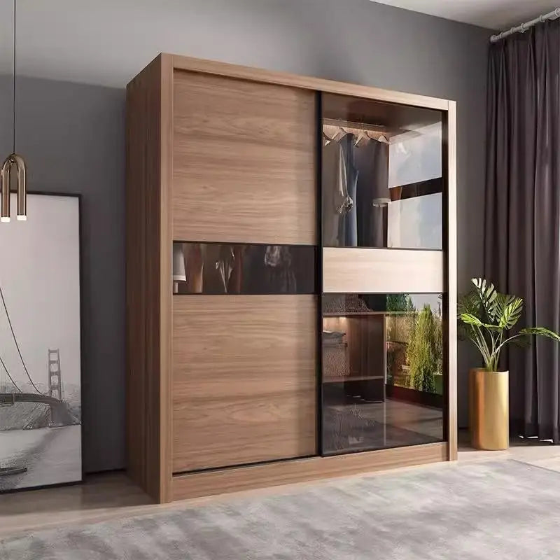 Storage Hanging Wardrobe Clothes Dressing Perfume Wooden Wardrobe Organization Clothing Ropero Para Gurdar Ropahome Furniture