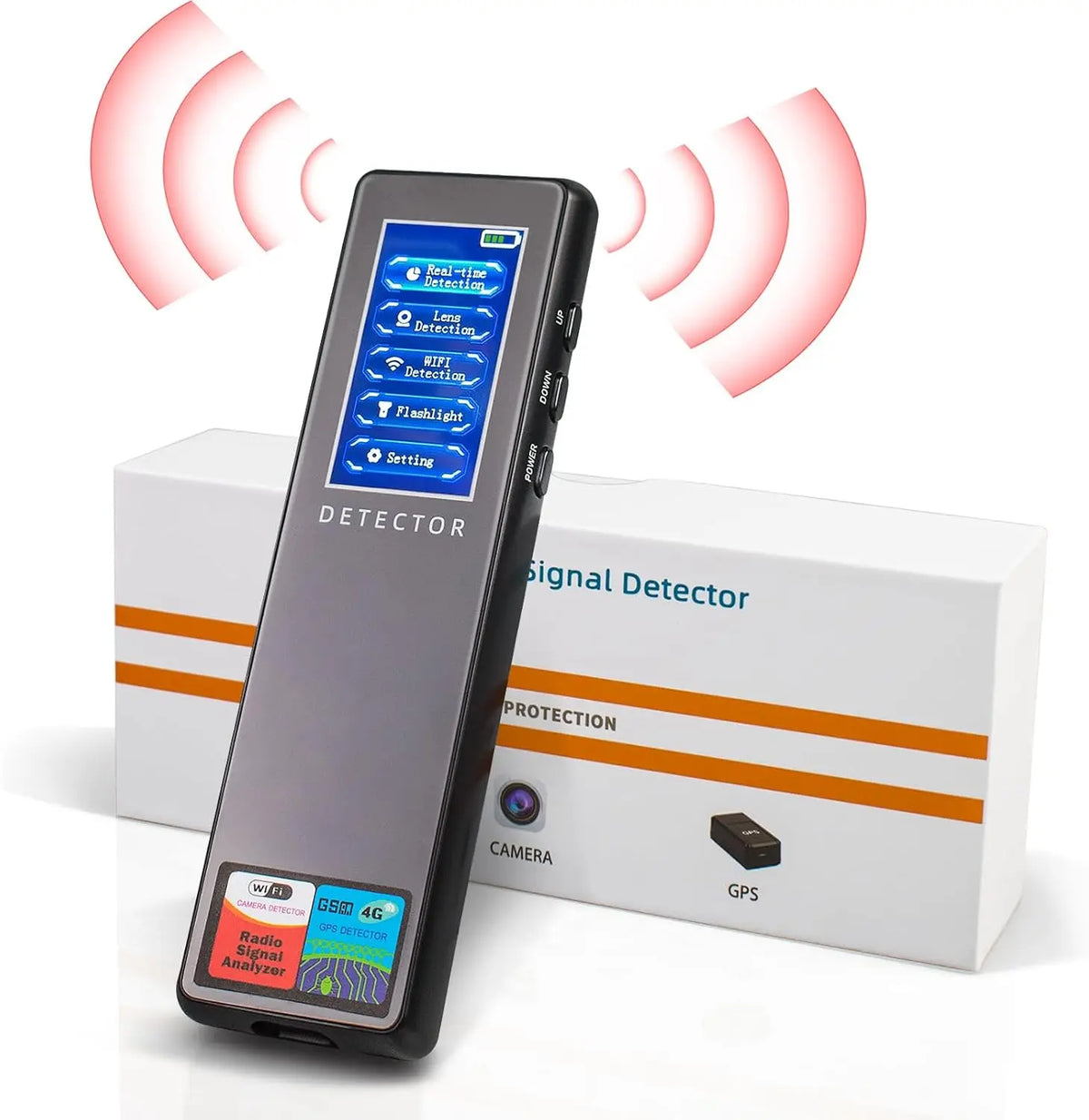 Multi-function Hacking Gadgets Bluetooth Wifi Detector Bug GSM GPS Tracker Anti-Spy RF Detector Laser GSM WiFi Signal Detection