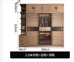 Storage Hanging Wardrobe Clothes Dressing Perfume Wooden Wardrobe Organization Clothing Ropero Para Gurdar Ropahome Furniture