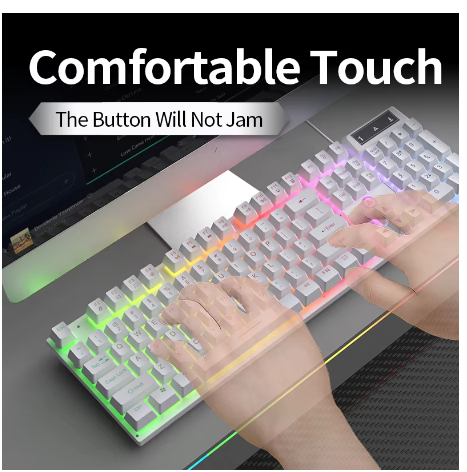 YINDIAO K500 Wired Keyboard Gaming Laptop Desktops PC Computer Office Accessories
