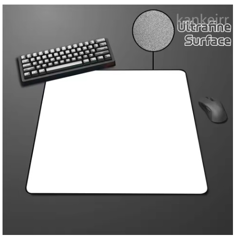 Black Speed Mouse Pad Pure Color High Elastic Non-slip Bottom