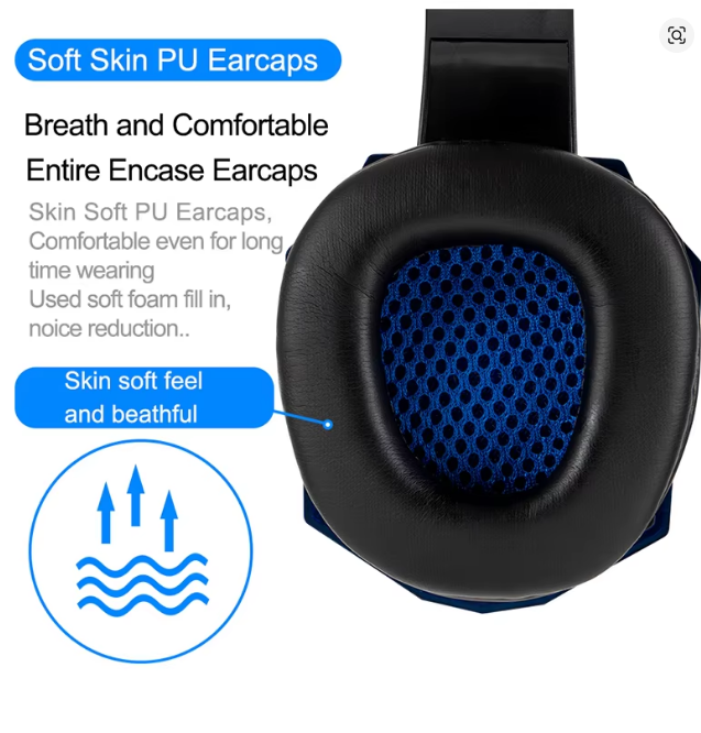 Professional LED Light Wired Gaming Headphones