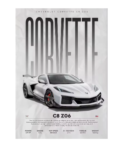 Modern Famous Cars W16 750S Canvas Painting Wall Art Fashion Luxury Sports Car