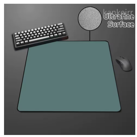 Black Speed Mouse Pad Pure Color High Elastic Non-slip Bottom