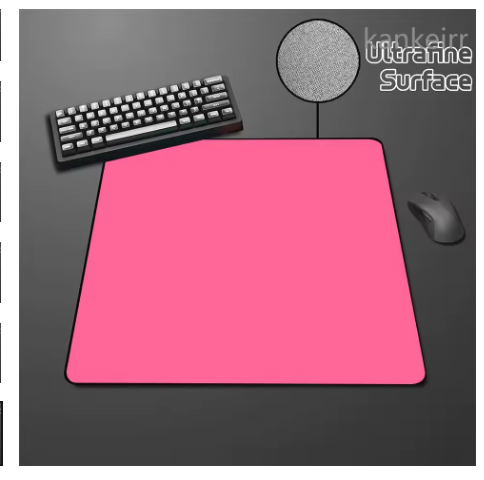Black Speed Mouse Pad Pure Color High Elastic Non-slip Bottom