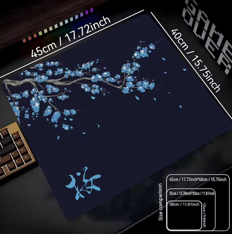 Japan Cherry Blossom Gaming Mousepad