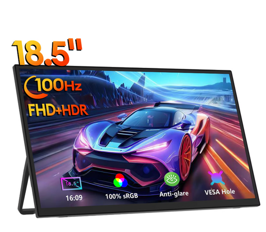 ZEUSLAP 18.5" Portable Gaming Monitor 100Hz 1080p 1ms