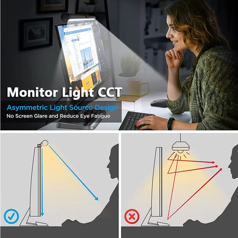 RGB LED Monitor Light Bar Gaming Screen Hanging Light
