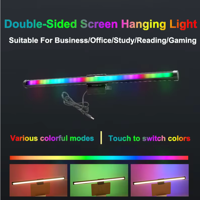 RGB LED Monitor Light Bar Gaming Screen Hanging Light