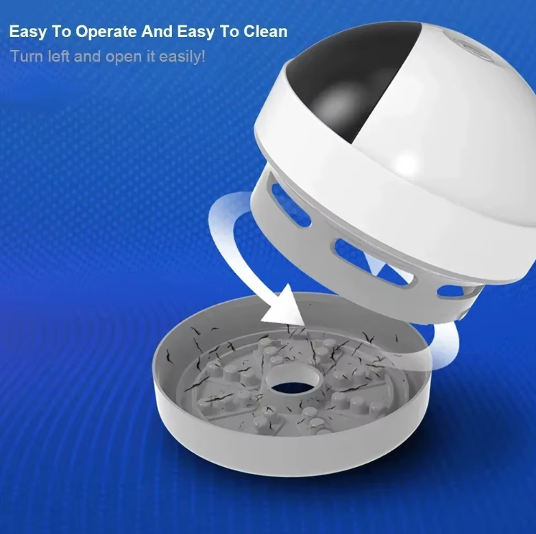 Mini Desktop Vacuum Cleaner USB Rechargeable Detachable Nozzle