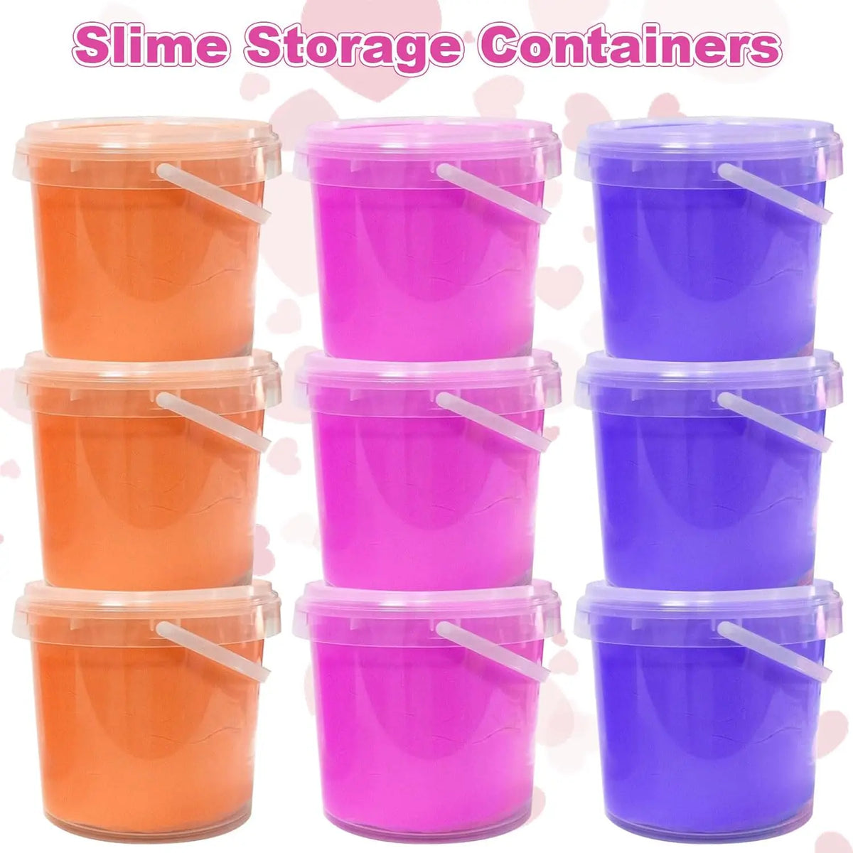 Transparent Plastic Bucket with Handle Reusable Juice Fruit Tea Snack Storage Container Home Organization